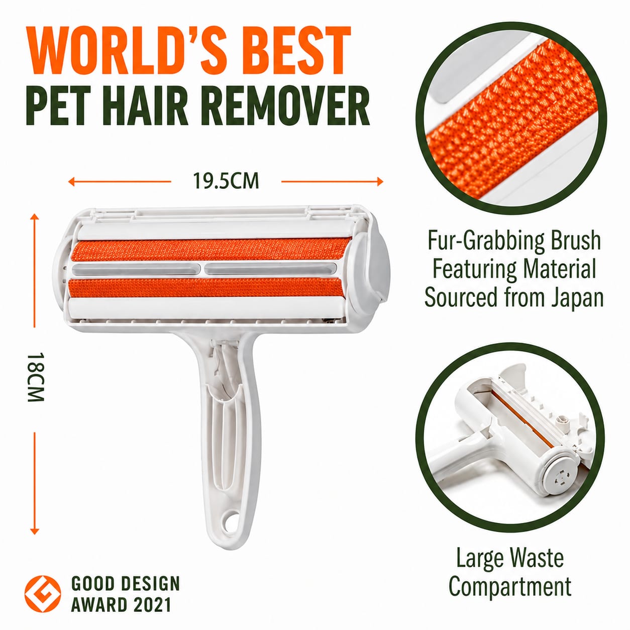 Pet Hair Picker Roller Hair Remover